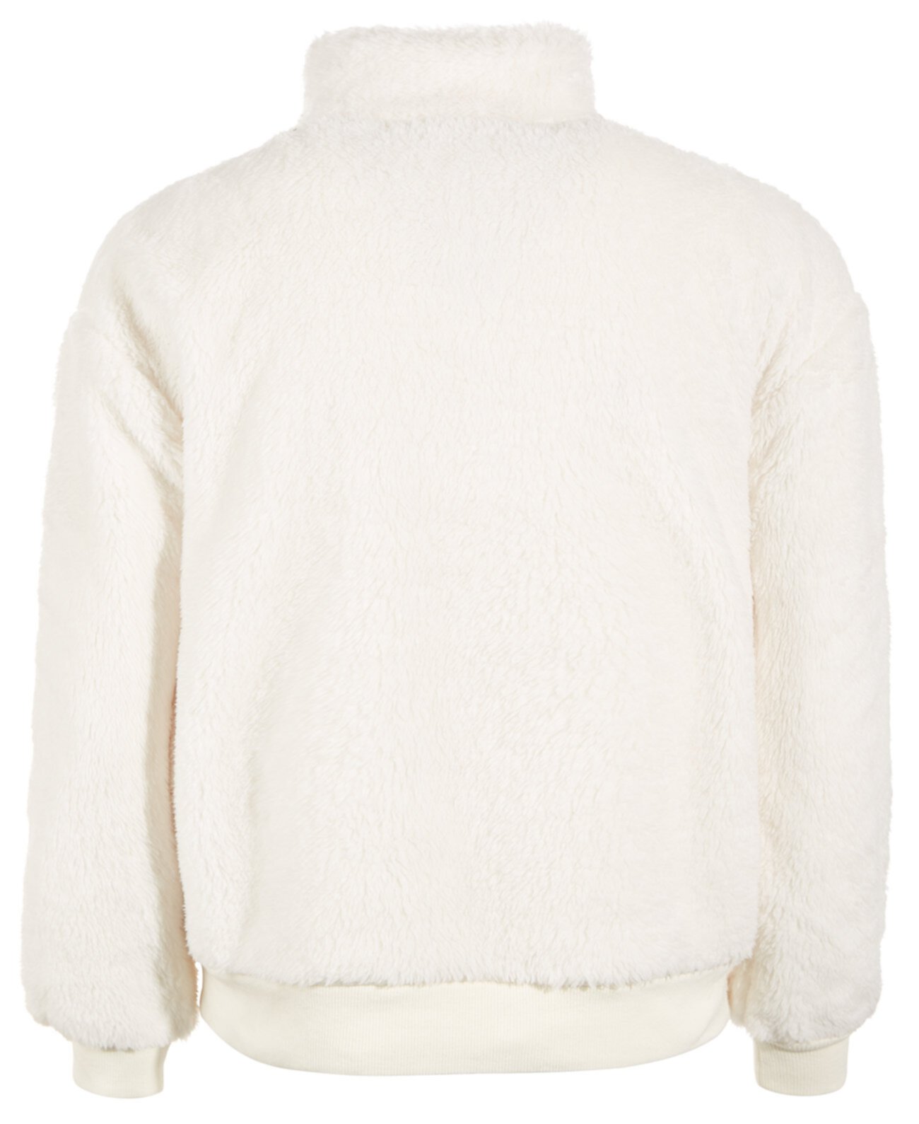 Пуловер Big Girls Sherpa с молнией на четверть, созданный для Macy's ID Ideology