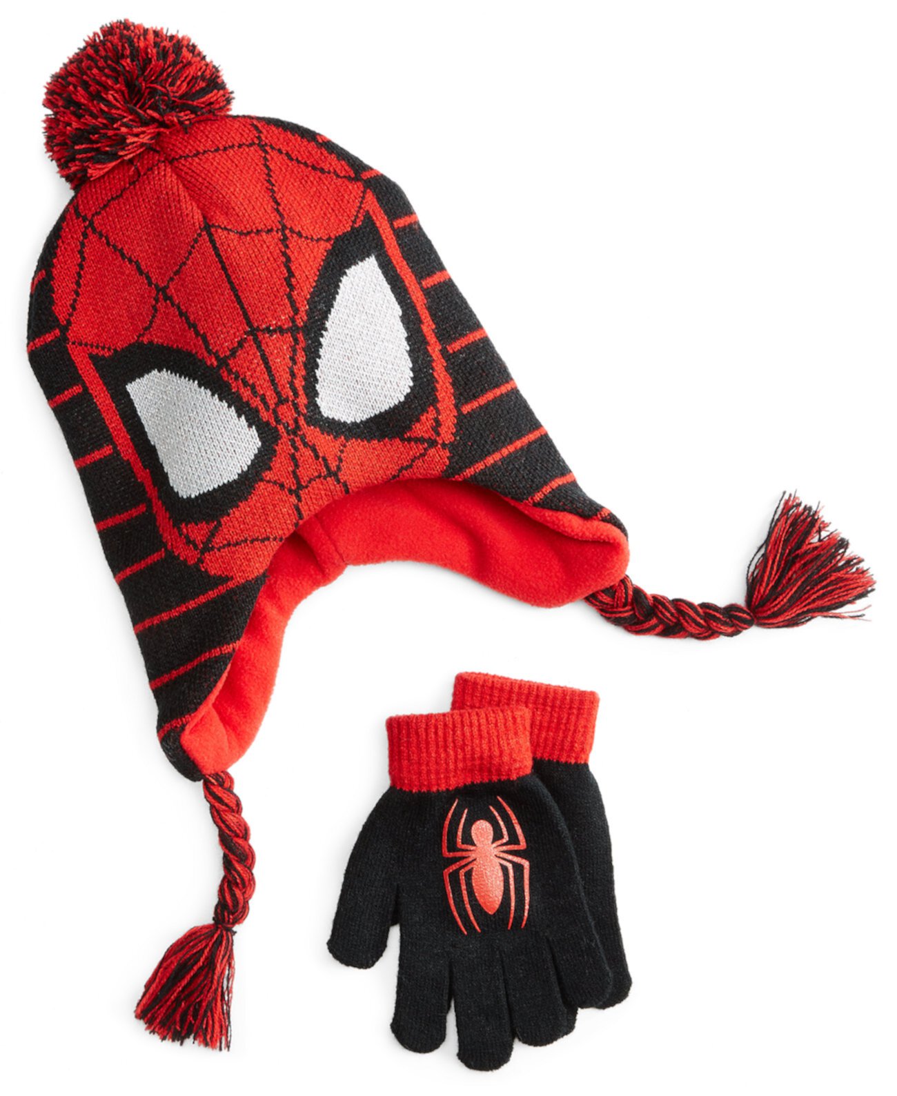 Комплект шапки и варежек Человека-паука для маленьких мальчиков Berkshire