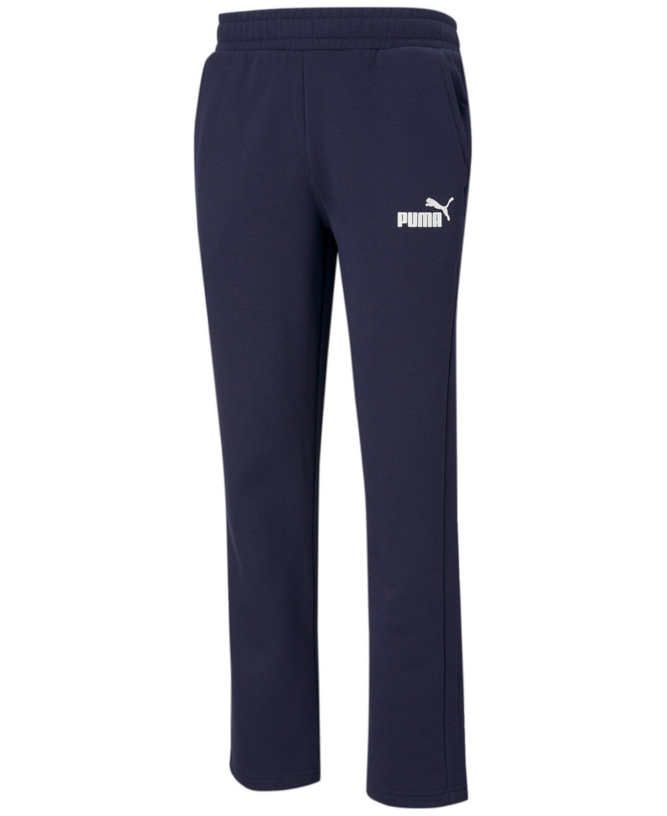 Мужские флисовые спортивные штаны облегающего кроя с логотипом и принтом PUMA