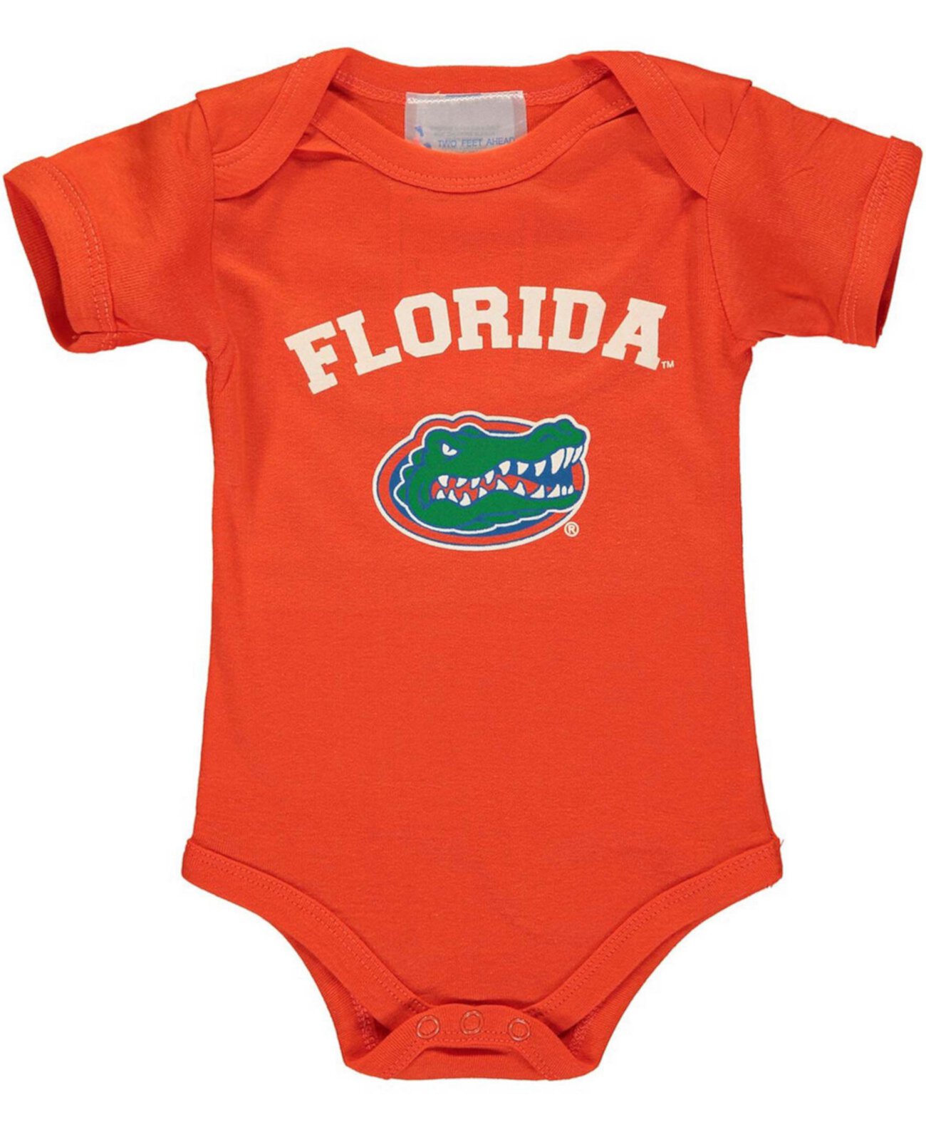 Детский Боди Two Feet Ahead Orange Florida Gators Arch Logo Two Feet Ahead