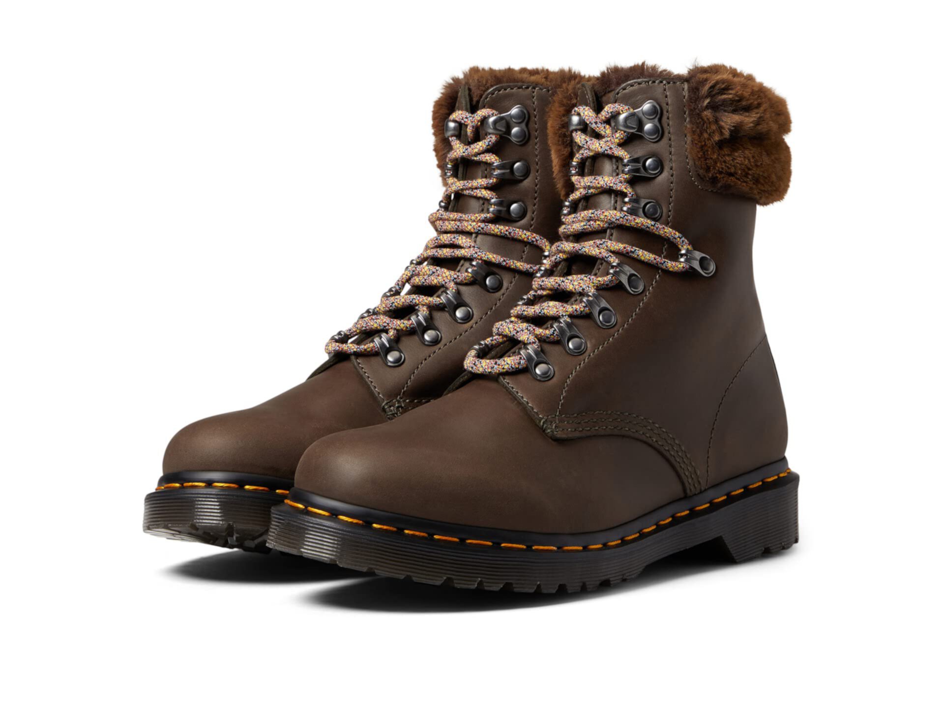 1460 Serena Collar Milo Faux Fur Dr. Martens