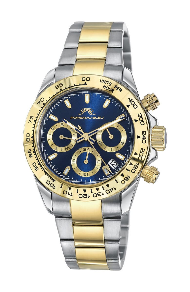Многофункциональные часы-браслет Alexis, 37 мм Porsamo Bleu