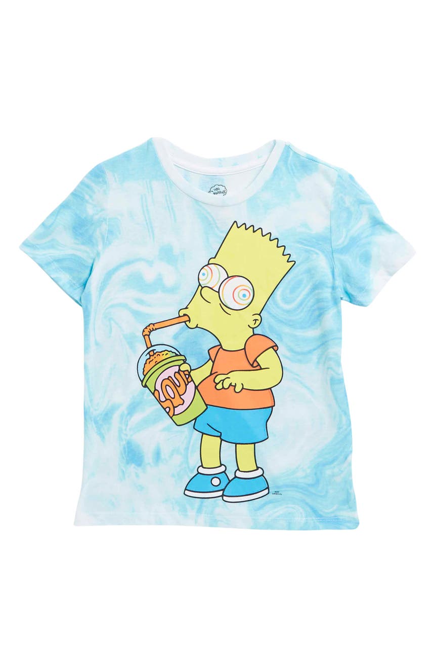 Футболка Bart Simpson с принтом тай-дай FREEZE