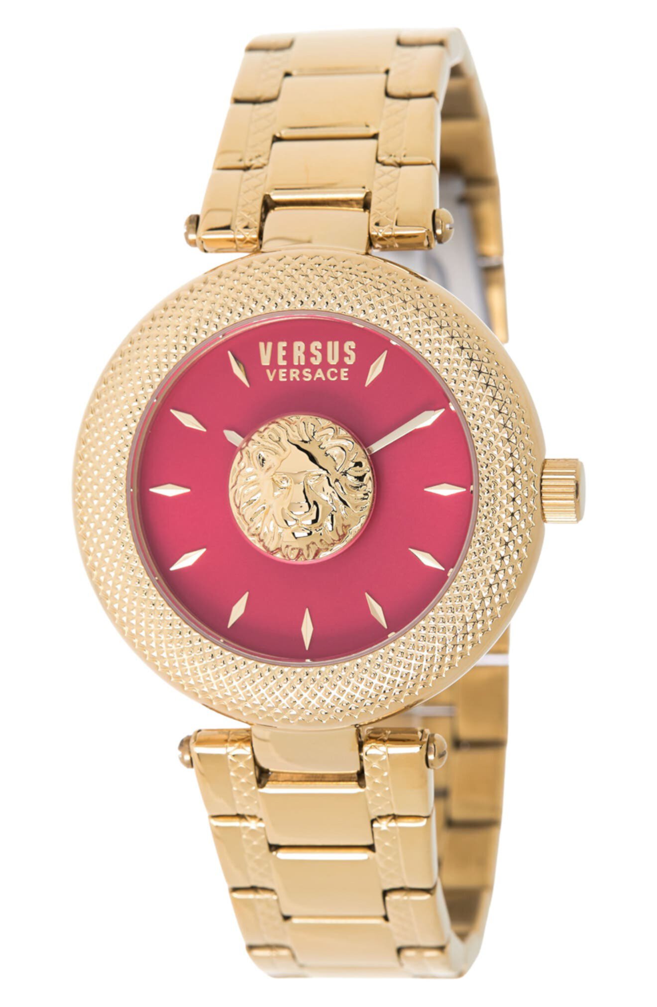 Золотые часы с IP-браслетом, 40 мм Versus Versace