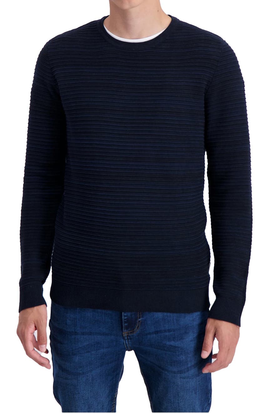 Структурированный трикотажный приталенный пуловер-свитер Lindbergh