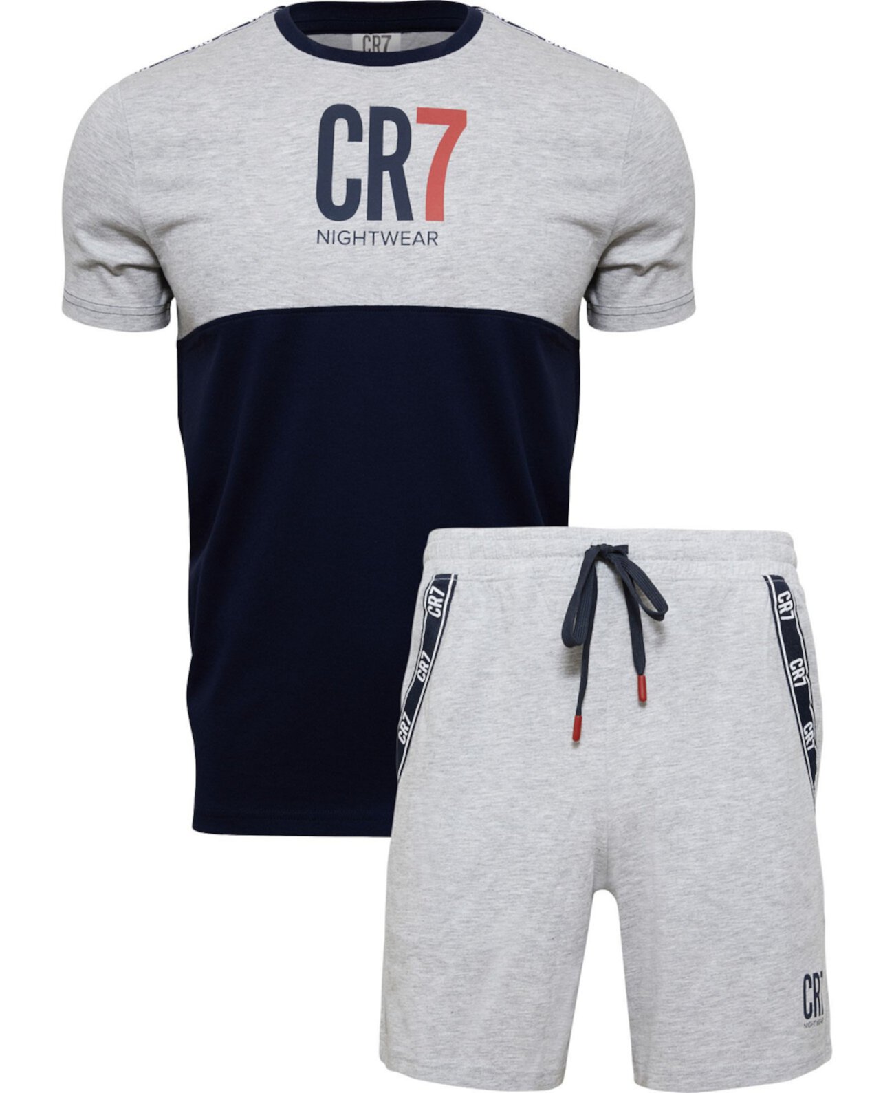 Мужская одежда для отдыха, комплект из футболки и шорт CR7
