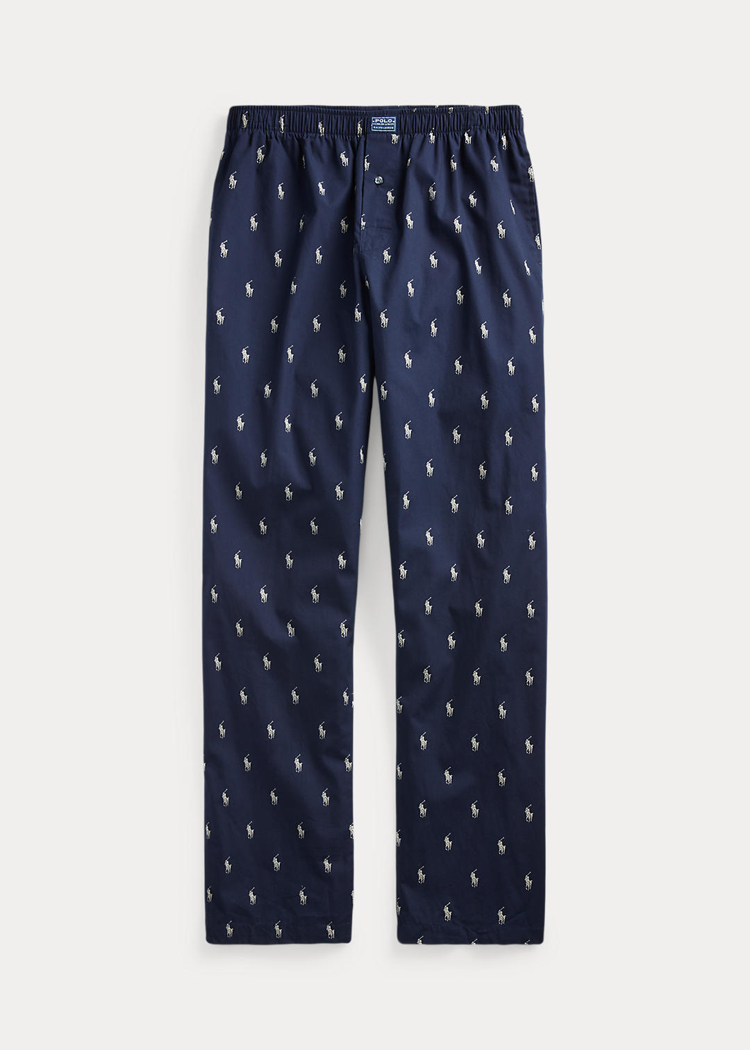 Пижамные брюки с пони по всей длине Ralph Lauren