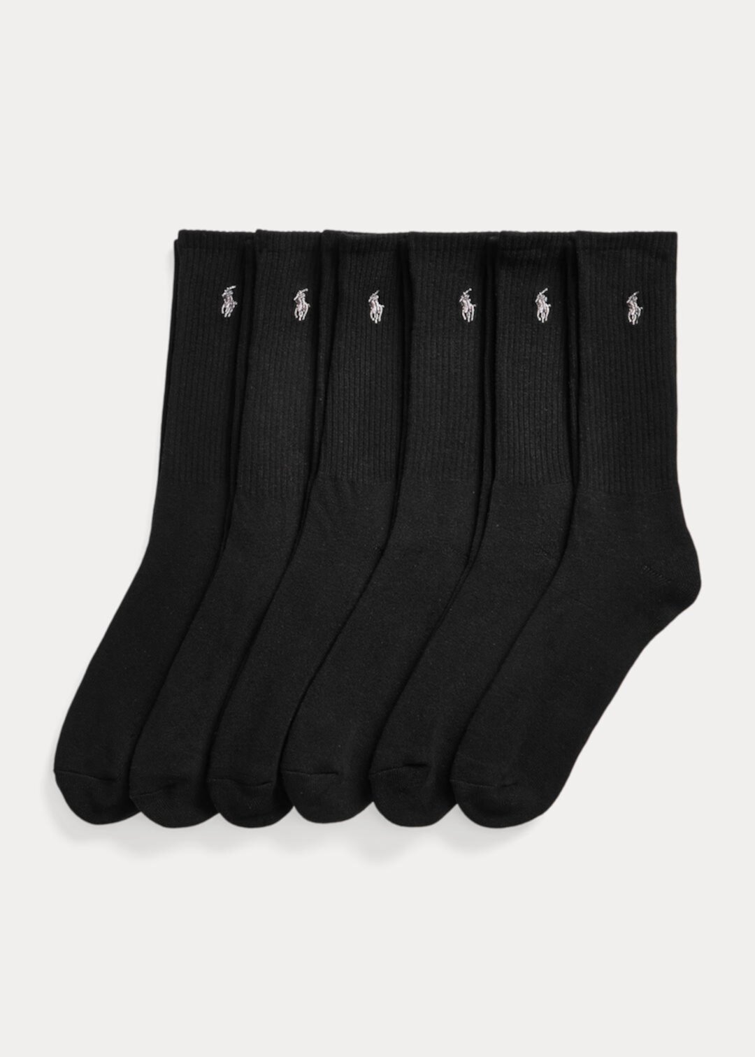 Мягкие носки Crew Sock, 6 штук Ralph Lauren