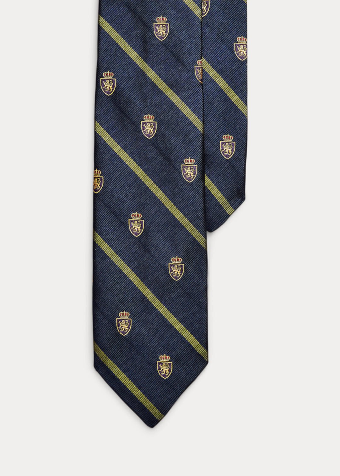 Узкий шелковый клубный галстук Ralph Lauren