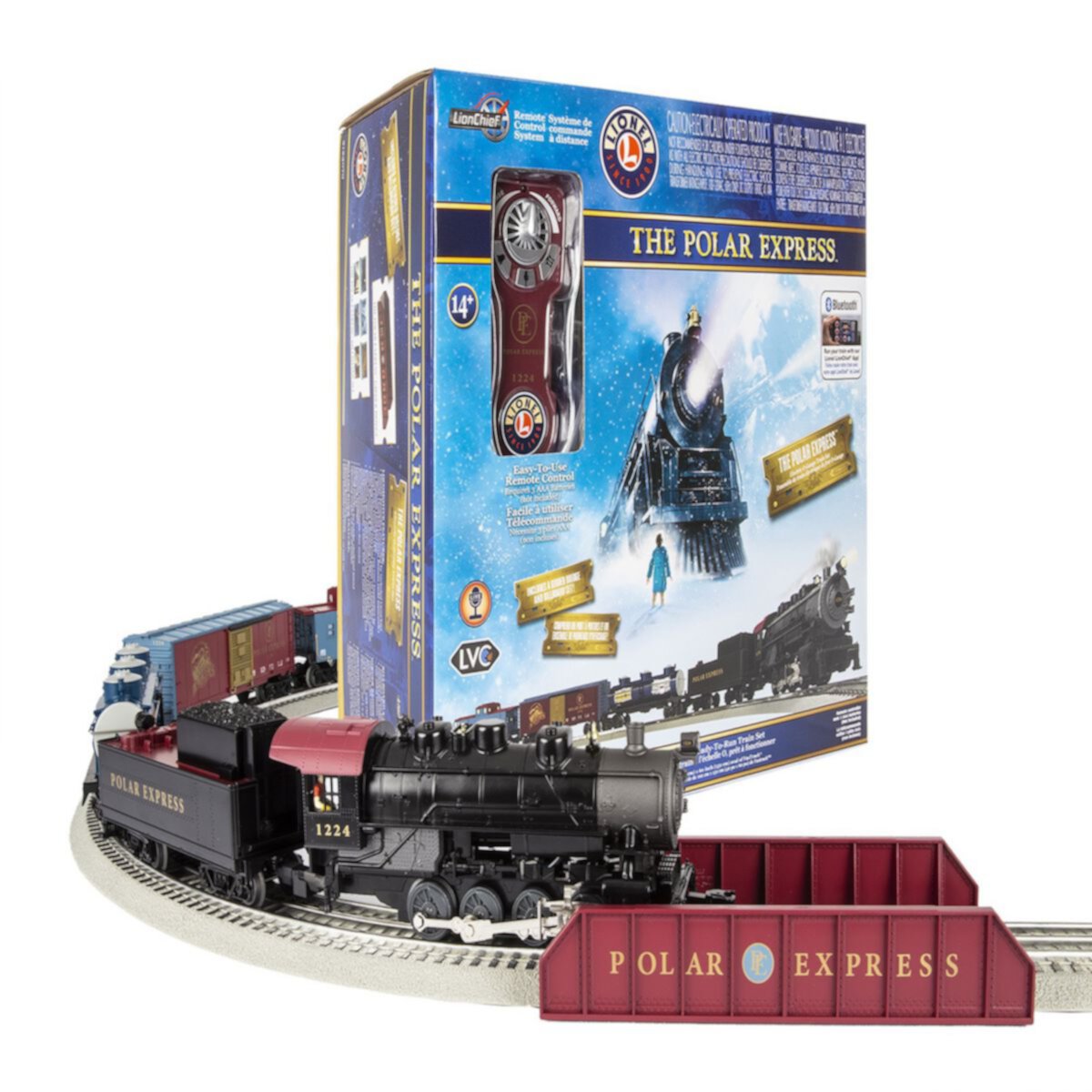 Lionel The Polar Express Freight Electric O Gauge Train Set с Bluetooth 5.0 Lionel