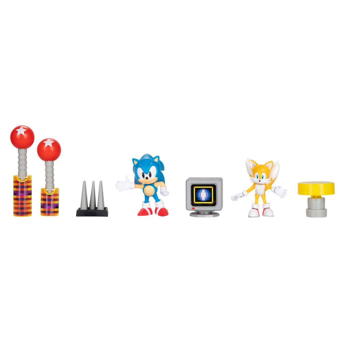 Набор диорам с 2,5-дюймовыми фигурками Jakks Sonic The Hedgehog, посвященный 30-летнему юбилею Jakks