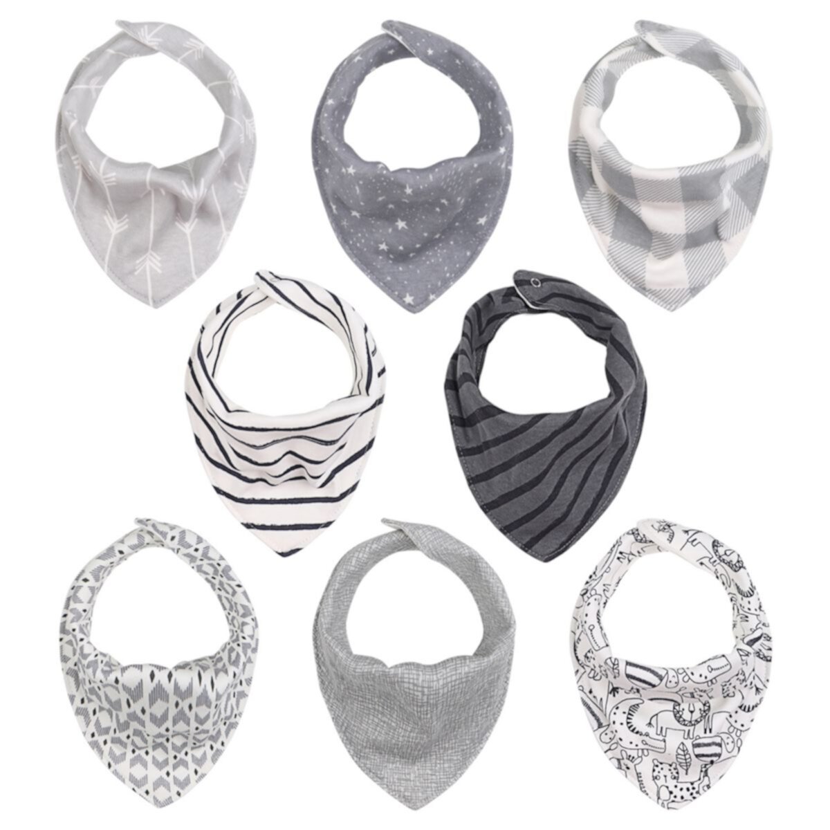 Слюнявчик The Peanutshell 8-Pack Bandana Bibs The Peanutshell