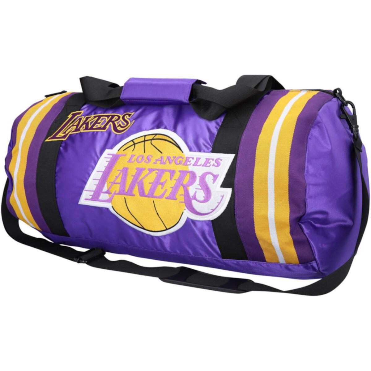 Атласная дафльная сумка Mitchell & Ness Los Angeles Lakers Unbranded