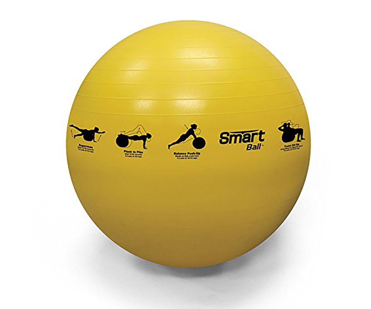 Умный мяч для упражнений на стабилизацию Prism Fitness 55 см, желтый PRISM FITNESS