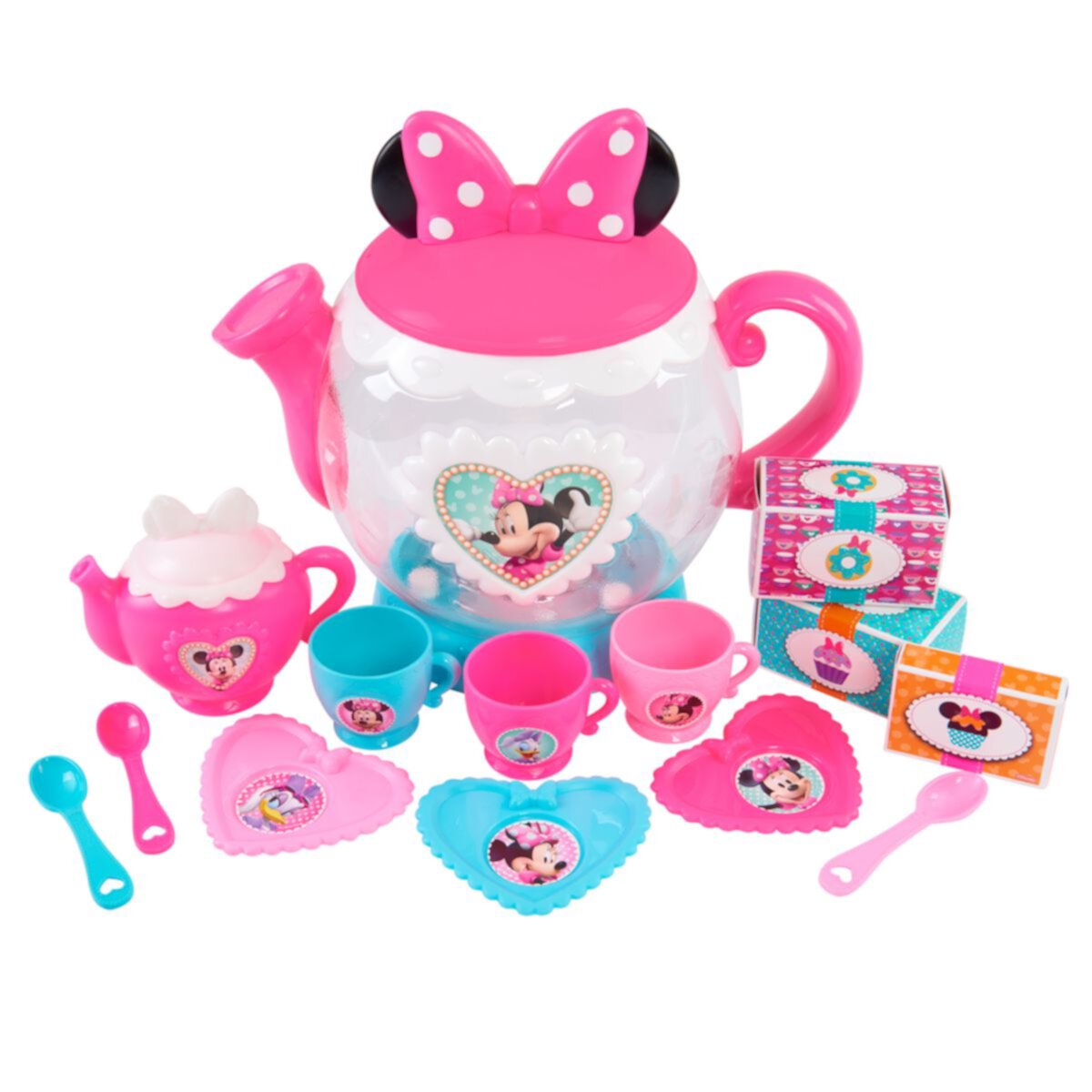 Disney Junior Minnie Mouse Tea Party Play Kettle and Accessories Set by Just Play Just Play