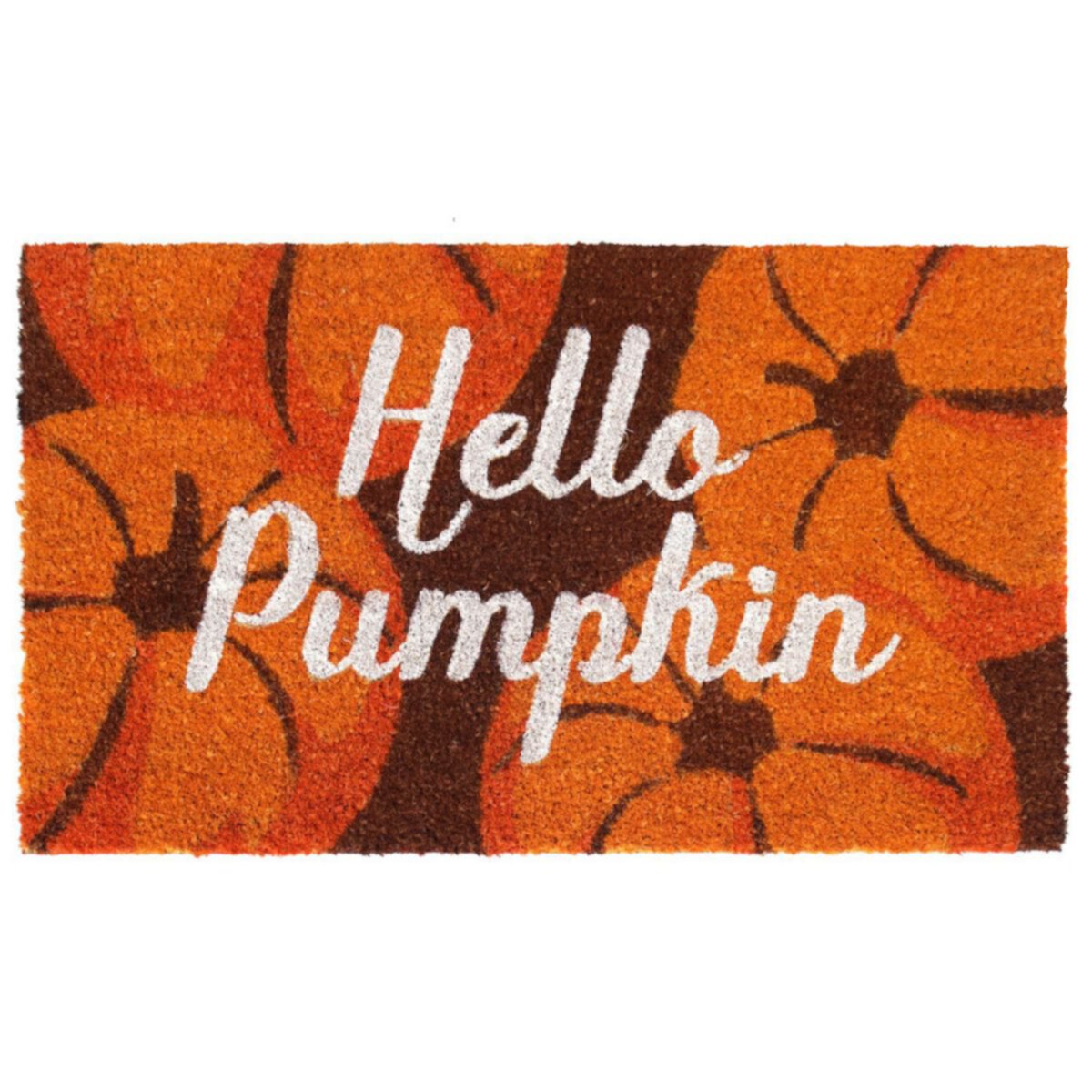 RugSmith Hello Pumpkin Doormat - 18'' x 30'' RugSmith