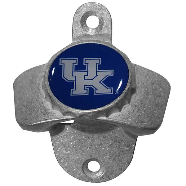 Настенная открывашка для бутылок Kentucky Wildcats из цинкового сплава, 7 см x 25 см x 7 см Siskiyou