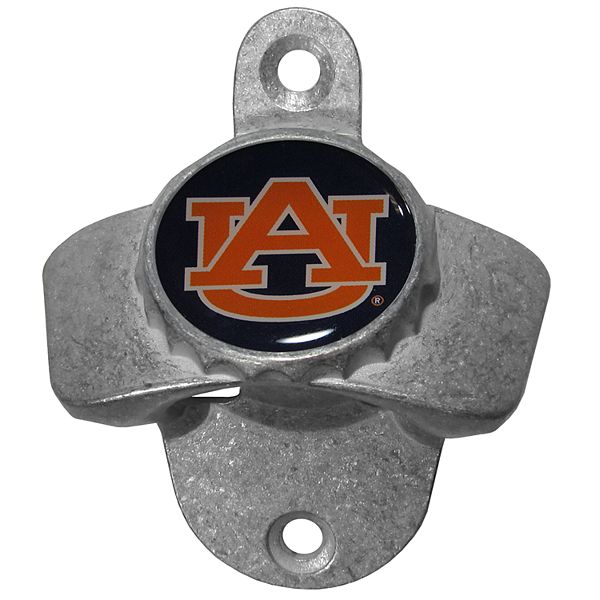 Открывалка для бутылок с настенным креплением, с логотипом Auburn Tigers, из цинкового сплава, 7 см х 25 см х 7 см Siskiyou