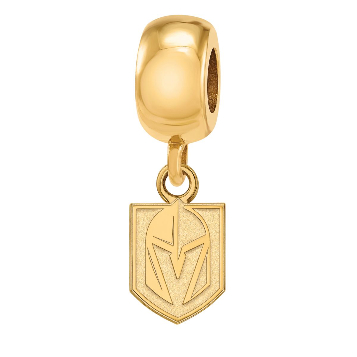 Логотип LogoArt Sterling Silver Las Vegas Golden Knights Logo Bead Charm LogoArt