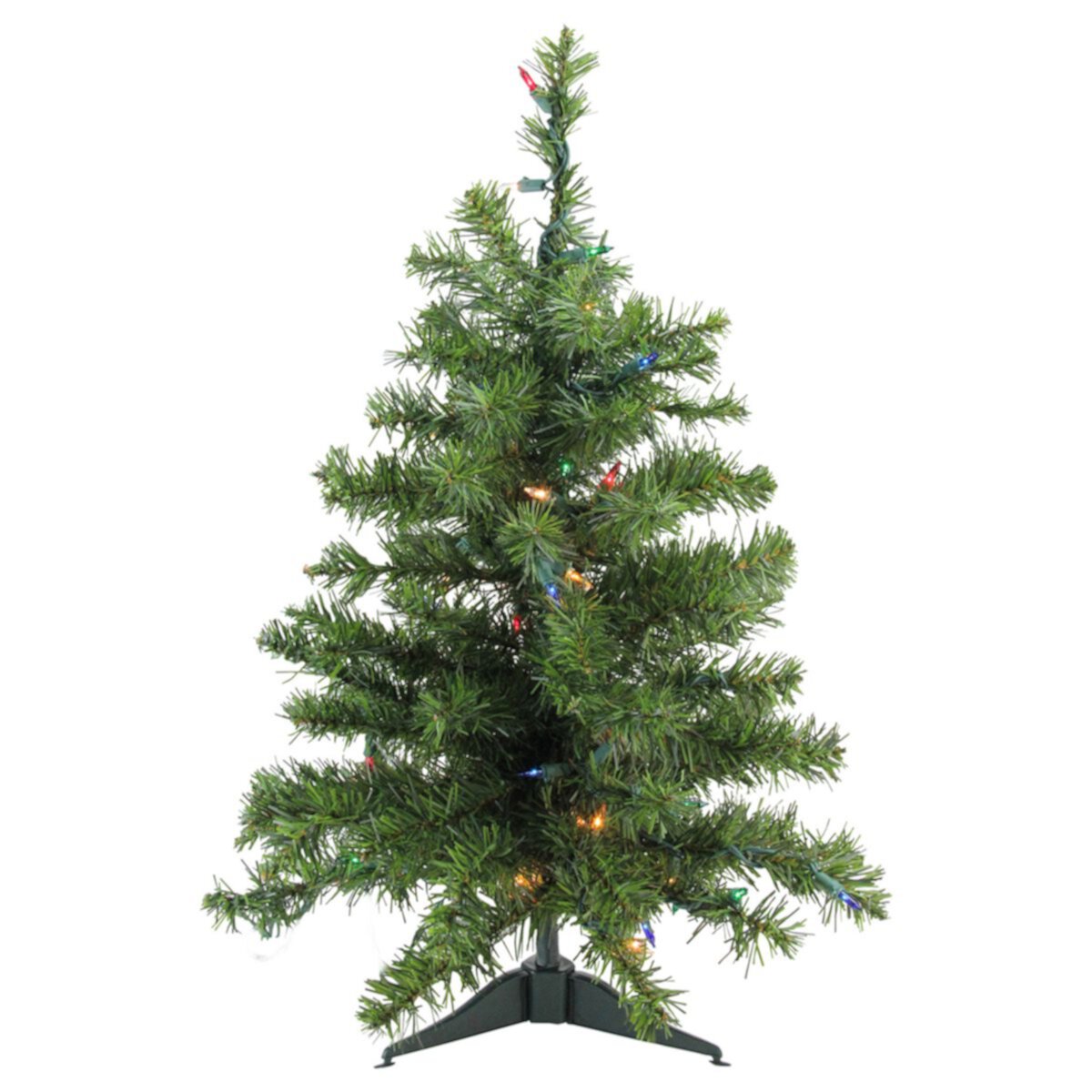 Northlight Seasonal 2-ft. Pre-Lit Two-Tone Canadian Pine Artificial Christmas Tree Northlight