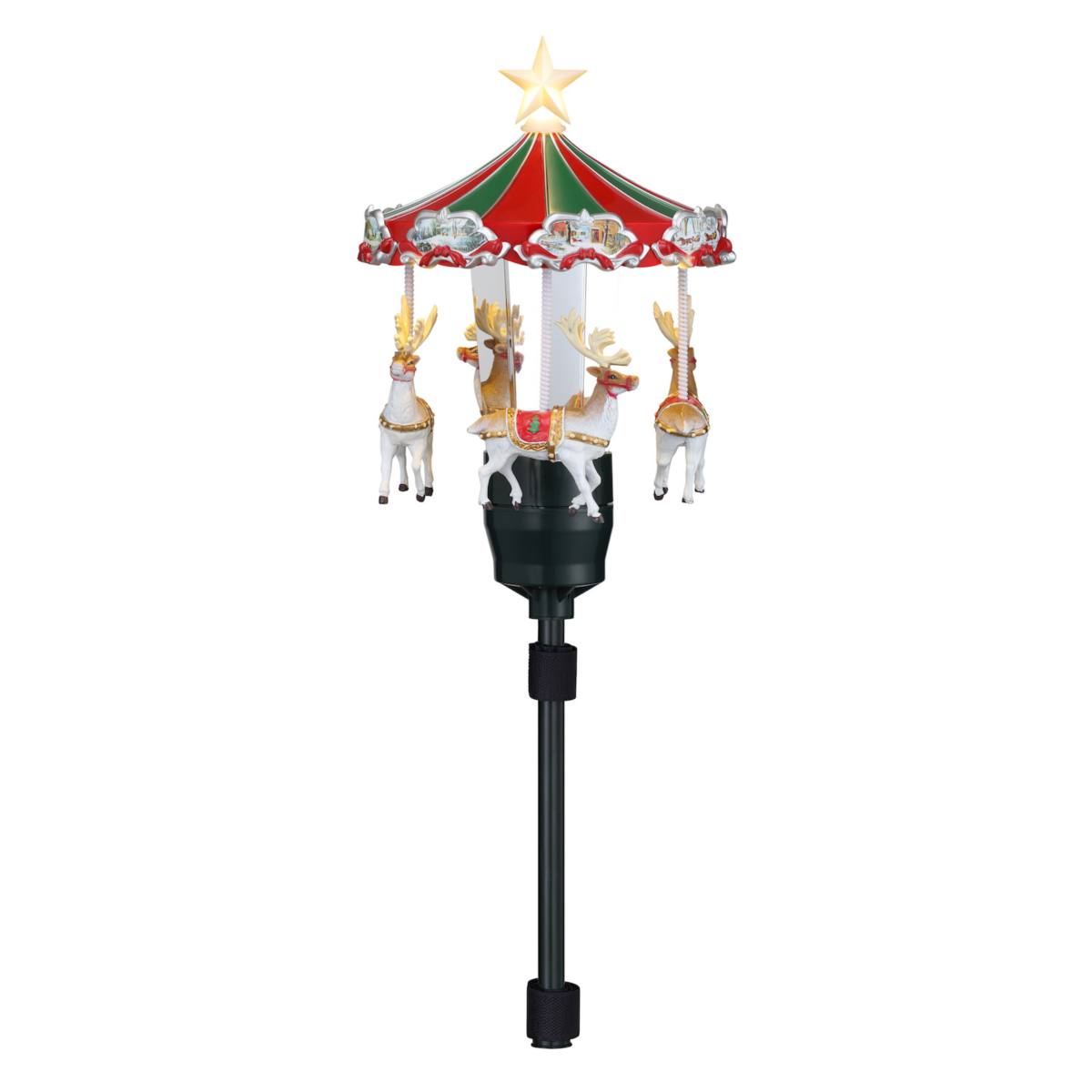 Mr Christmas Animated Carousel Christmas Tree Topper Mr Christmas