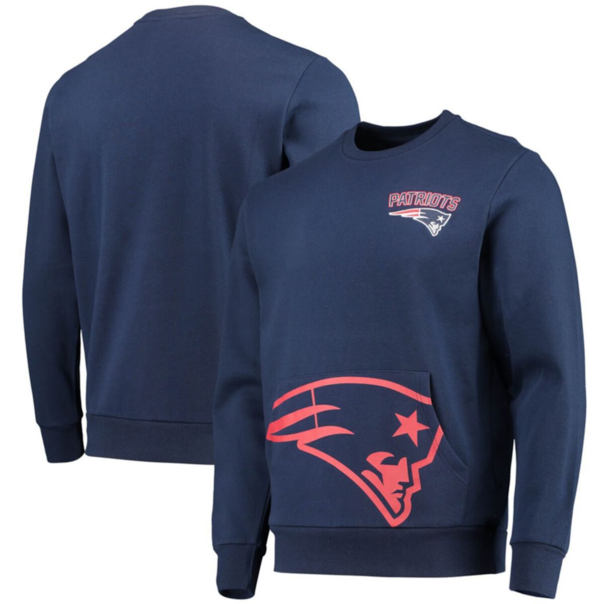 Мужской Свитер FOCO Navy New England Patriots FOCO