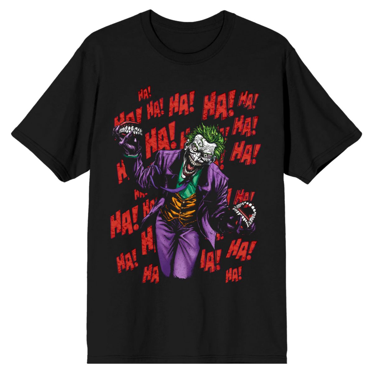 Мужская Футболка DC Comics Joker HA! HA! HA! DC Comics