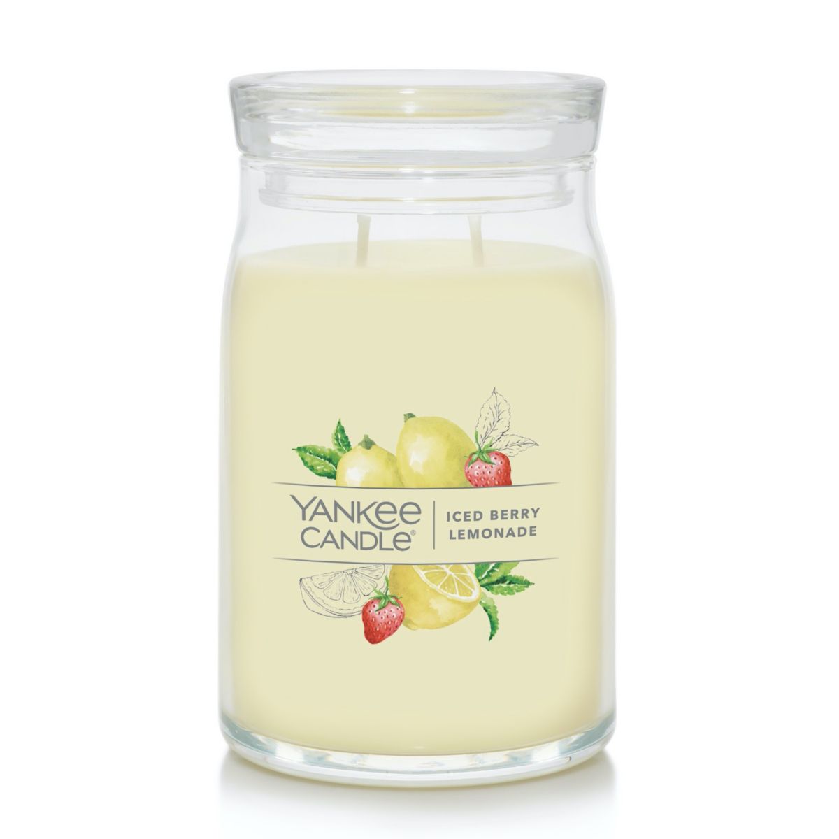 Свеча Yankee Candle с ягодами и лимонадом, фирменная свеча в большой банке Yankee Candle