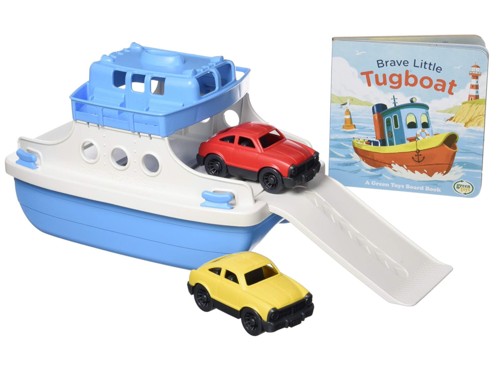 Green Toys Ferry Boat FFP - книга буксировочной доски Green Toys