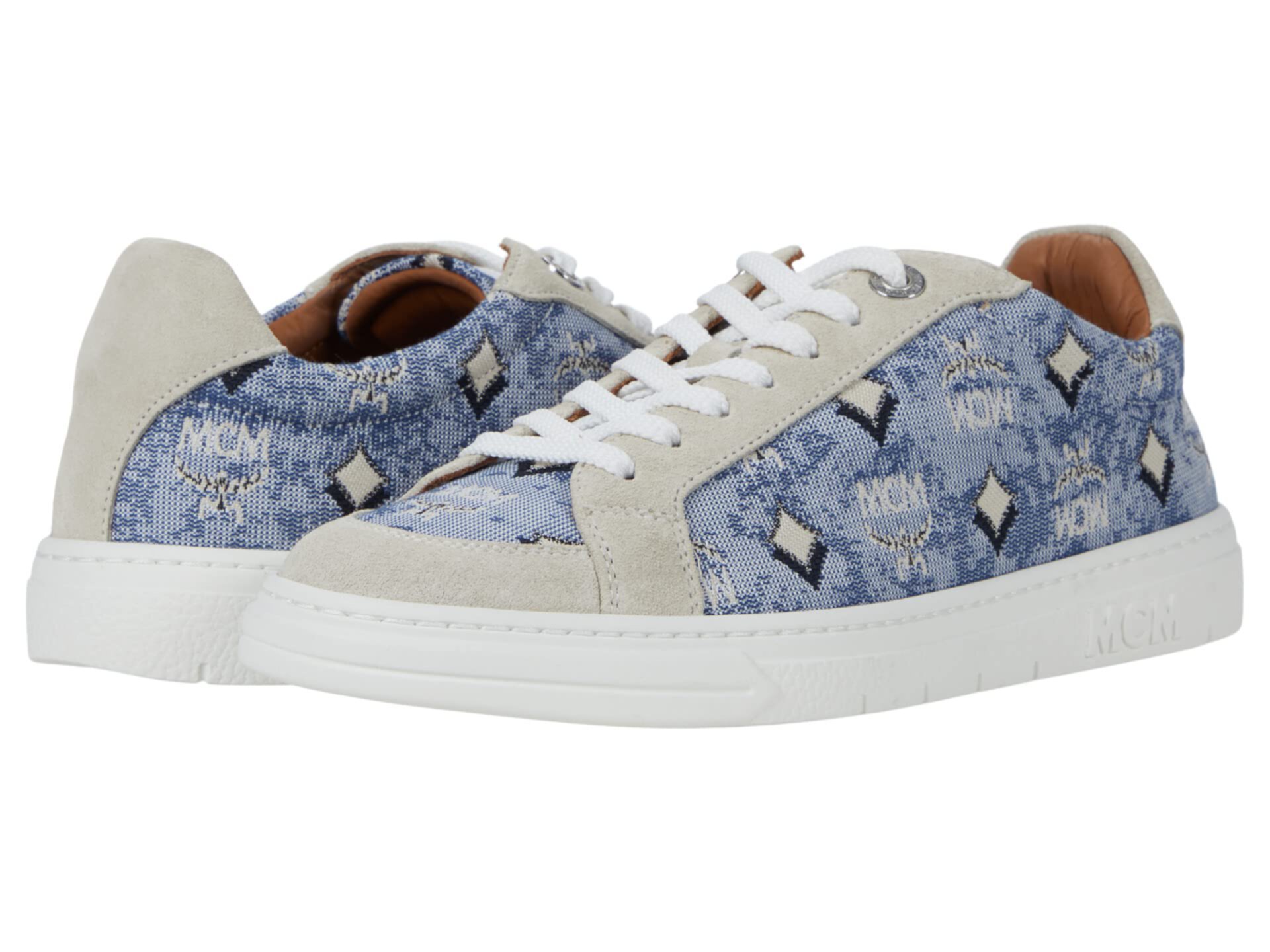 Vintage Monogram Jacquard Sneakers Mcm