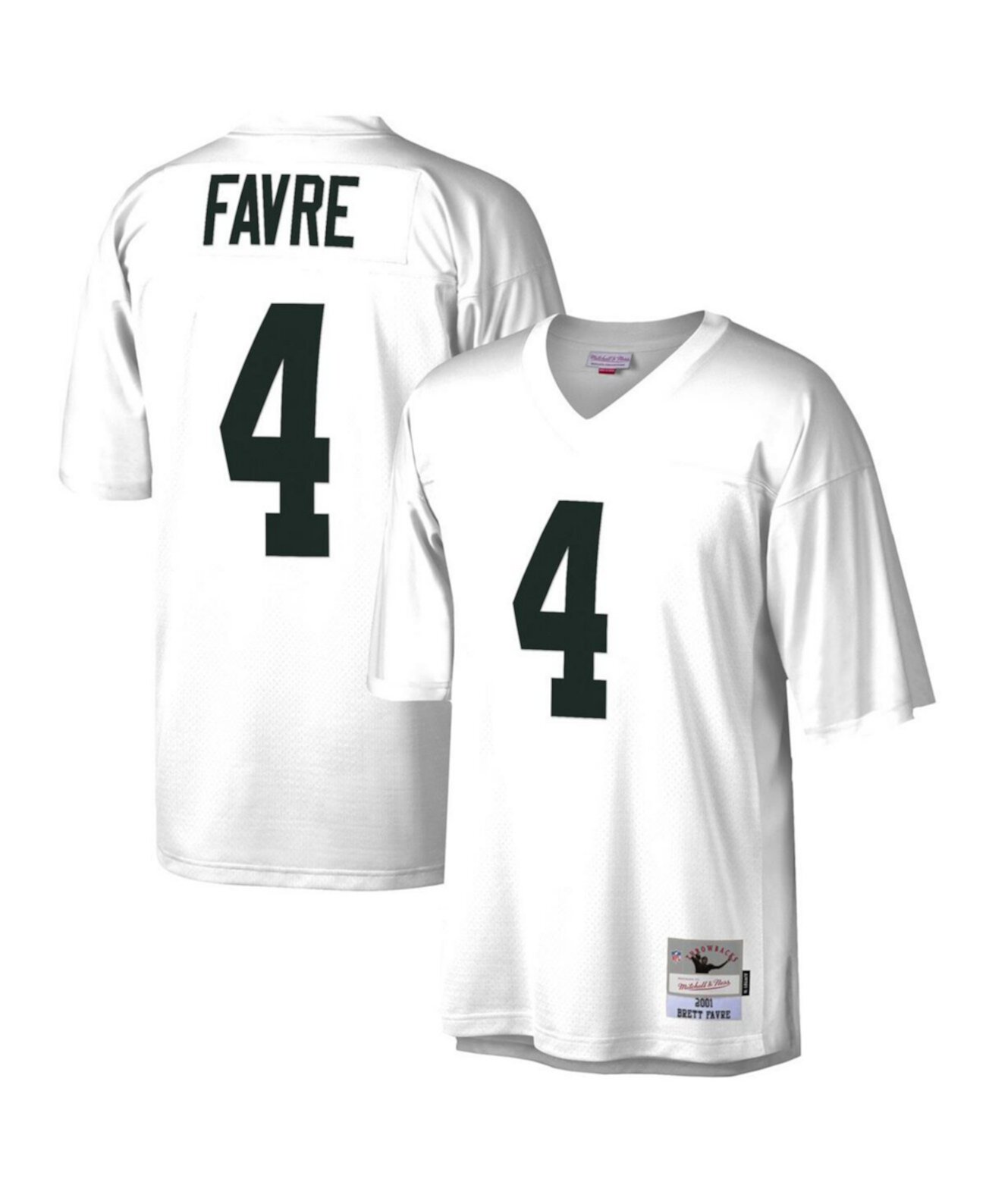 Men's Green Bay Packers Brett Favre Mitchell & Ness Black Retired