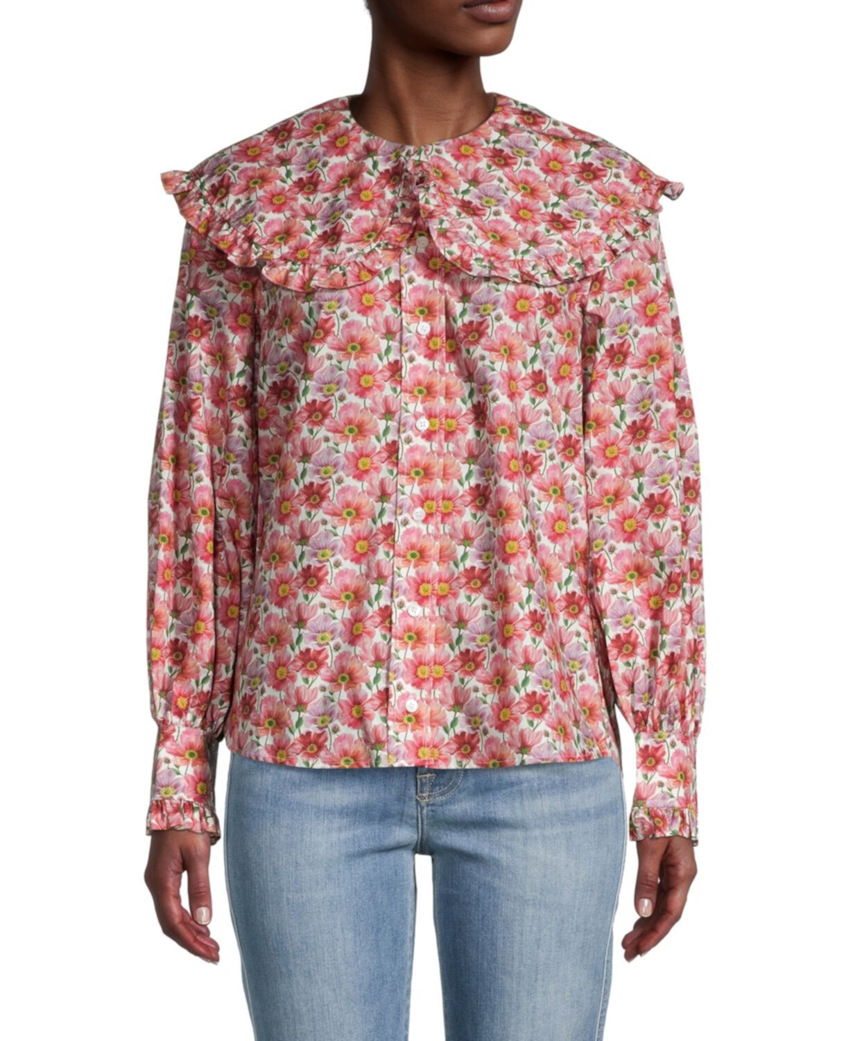 Рубашка Leslie Liberty с цветочным принтом Sea