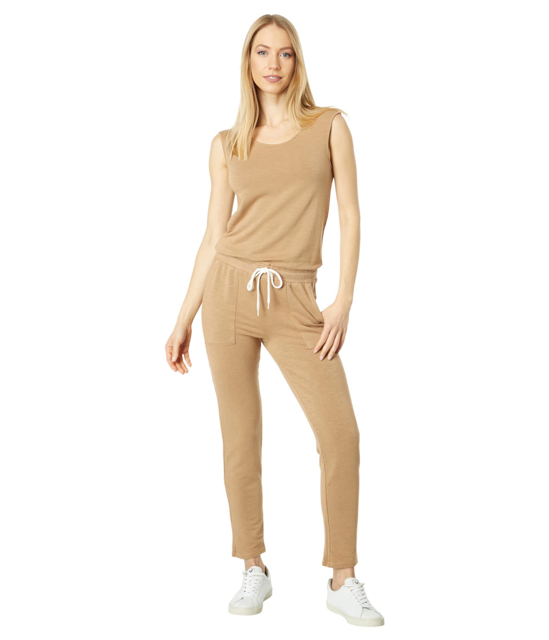 Supersoft Jumpsuit with Patch Pockets Monrow