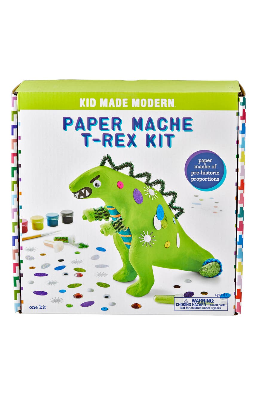 Набор для рисования T-Rex из папье-маше Kid Made Modern