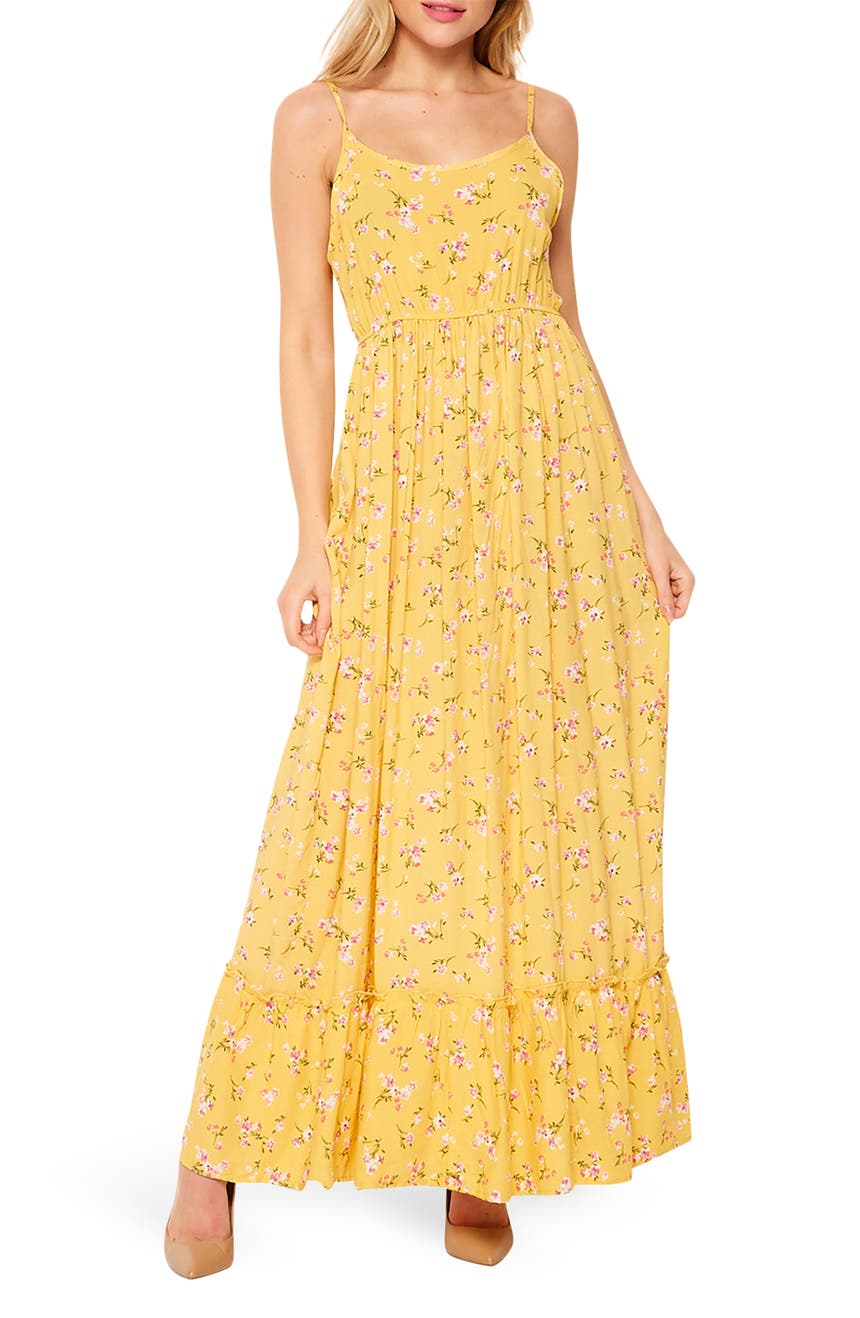 Платье макси с цветочным рисунком Velvet Torch