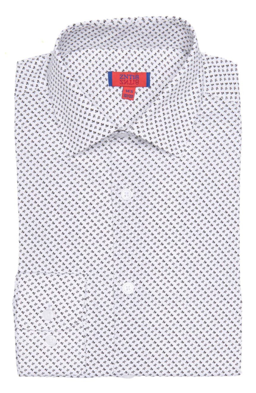 Классическая рубашка с принтом Modern Trim Fit ZNT18