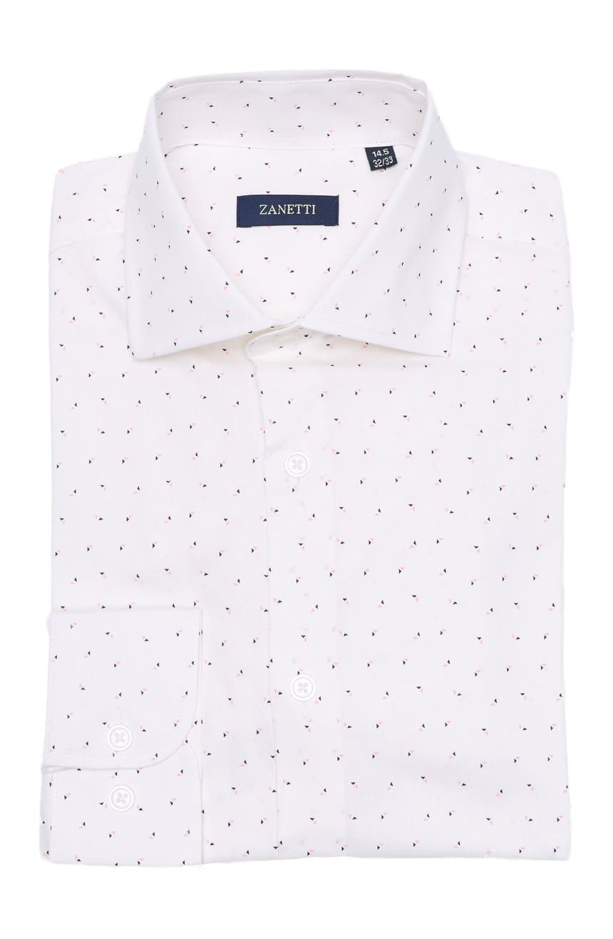 Мини-рубашка из хлопка с геометрическим принтом Zanetti