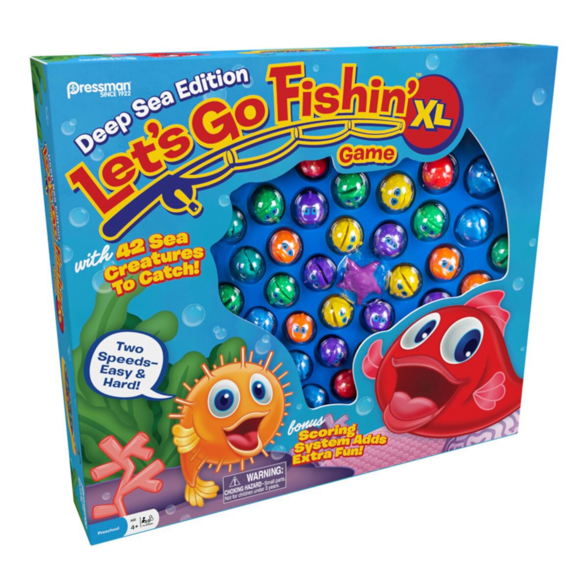 Pressman Let's Go Fishin 'XL: Deep Sea Edition Детская игра Pressman Toy