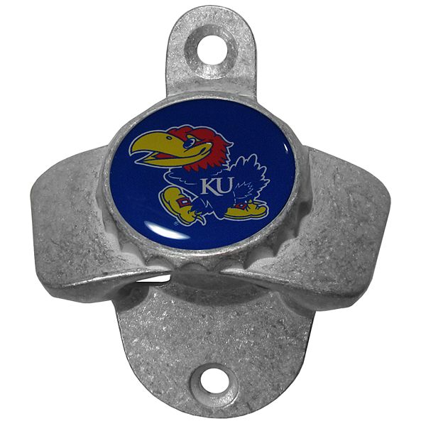 Настенная открывашка для бутылок с логотипом Kansas Jayhawks, 7 см x 24,8 см, из цинкового сплава Siskiyou