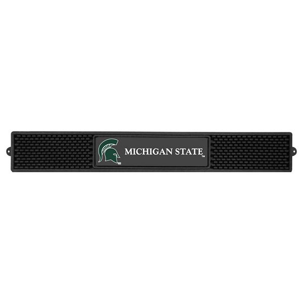 Барный коврик для напитков с логотипом Michigan State Spartans, размер 3,5 х 61 см, толщина 0,6 см Fanmats