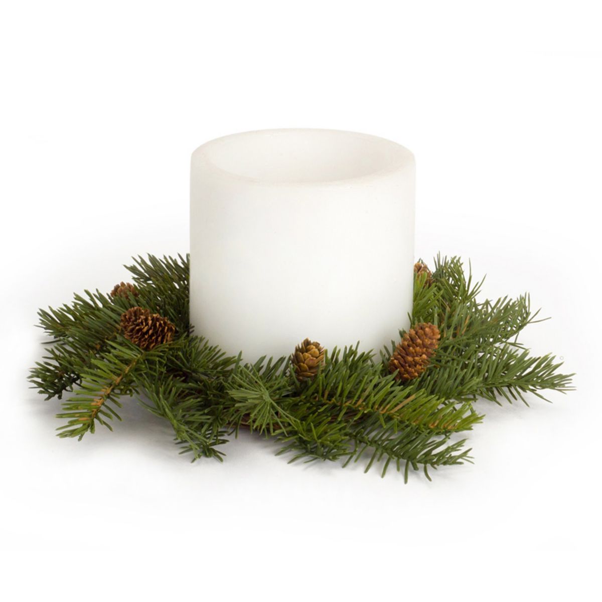 Melrose Pine Candle Wreath 4-pc. Set Melrose