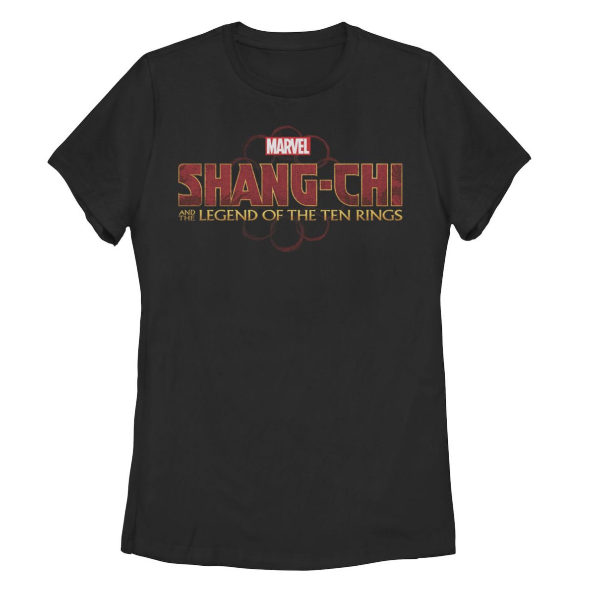 Женская хлопковая футболка с коротким рукавом и логотипом Marvel Shang-Chi Licensed Character