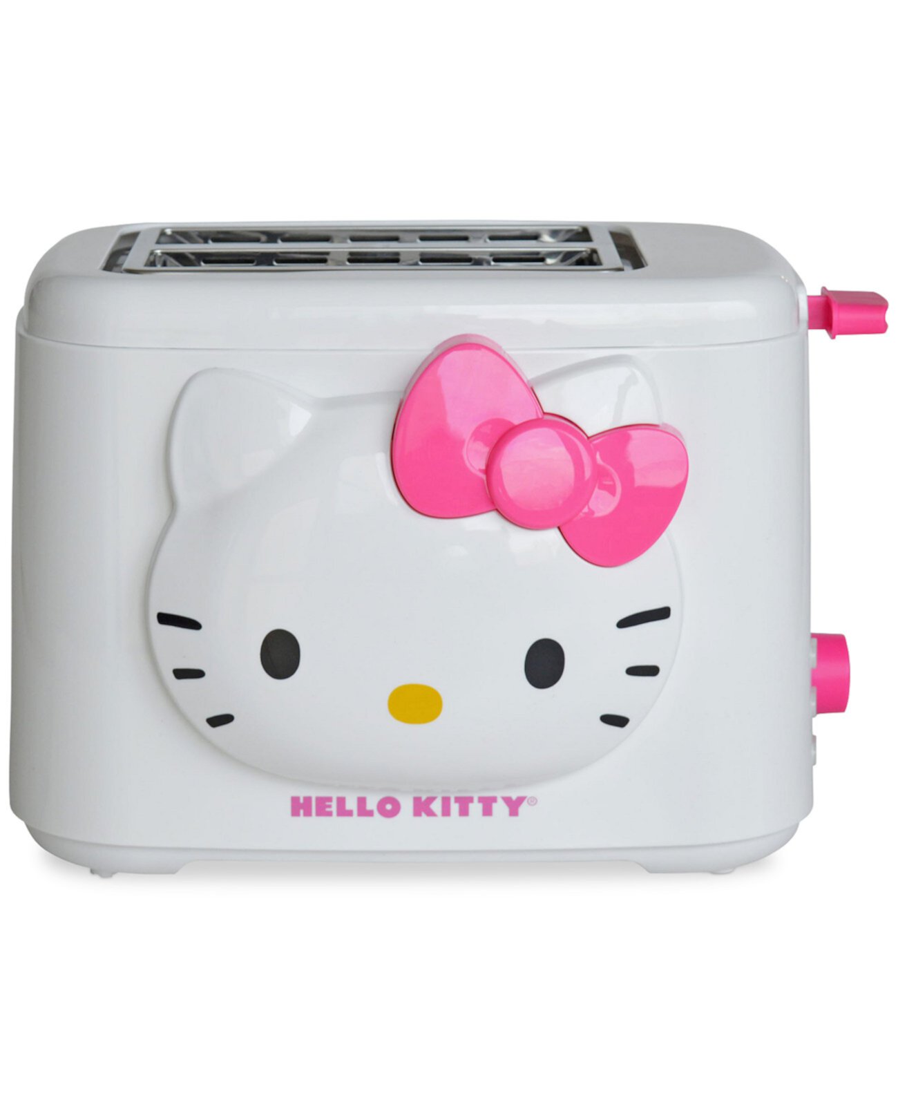 Тостер с широкими прорезями на 2 ломтика Hello Kitty