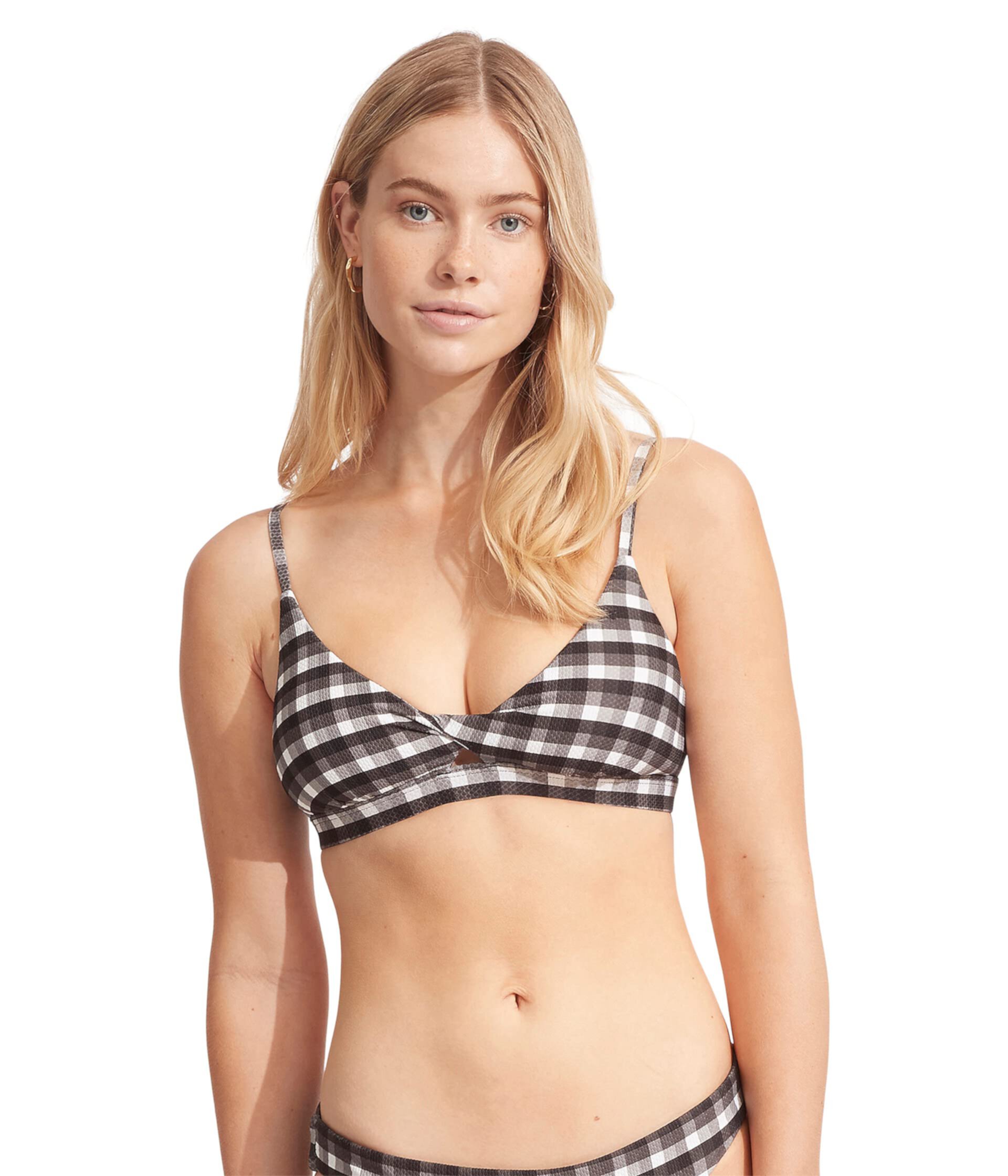 Portofino Twist Front Bralette Seafolly