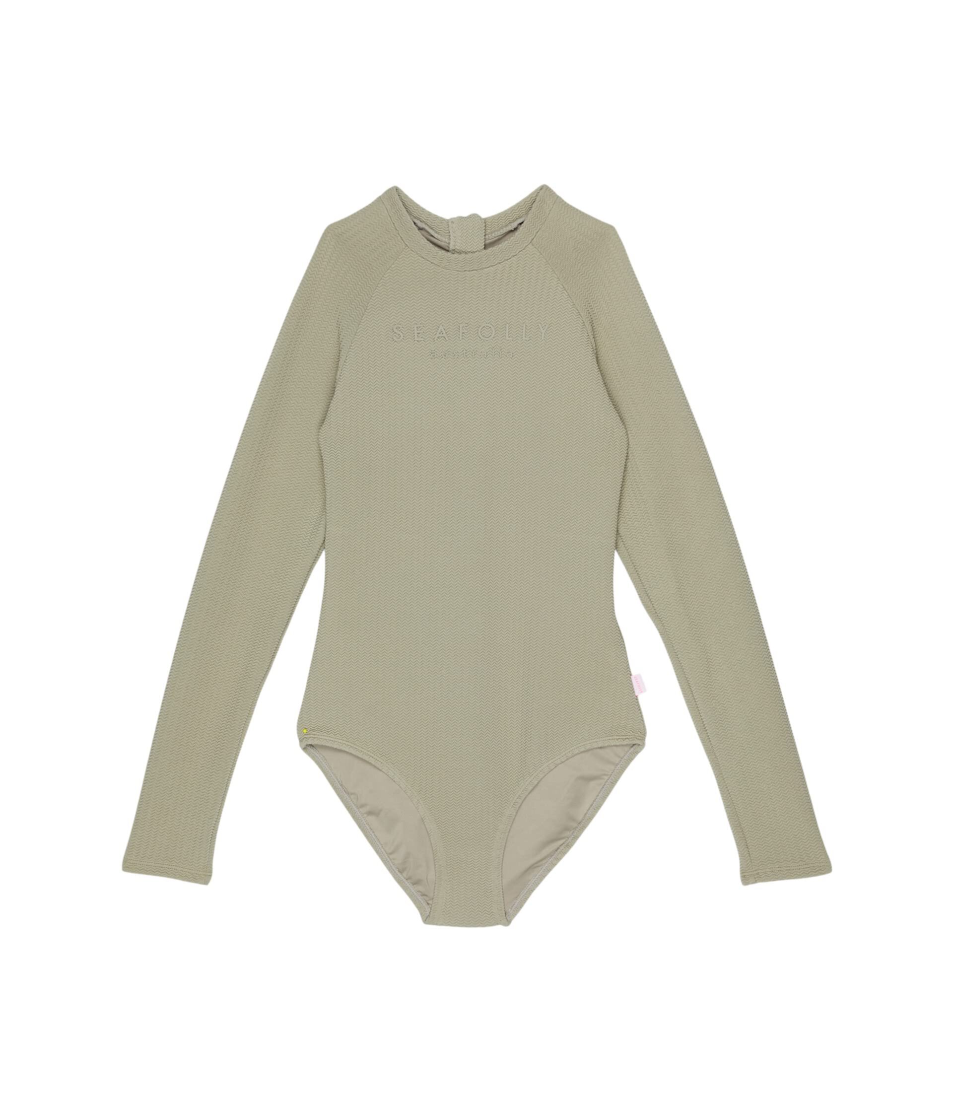 Детский Купальник Seafolly Kids Summer Essentials Long Sleeve One-Piece Seafolly Kids