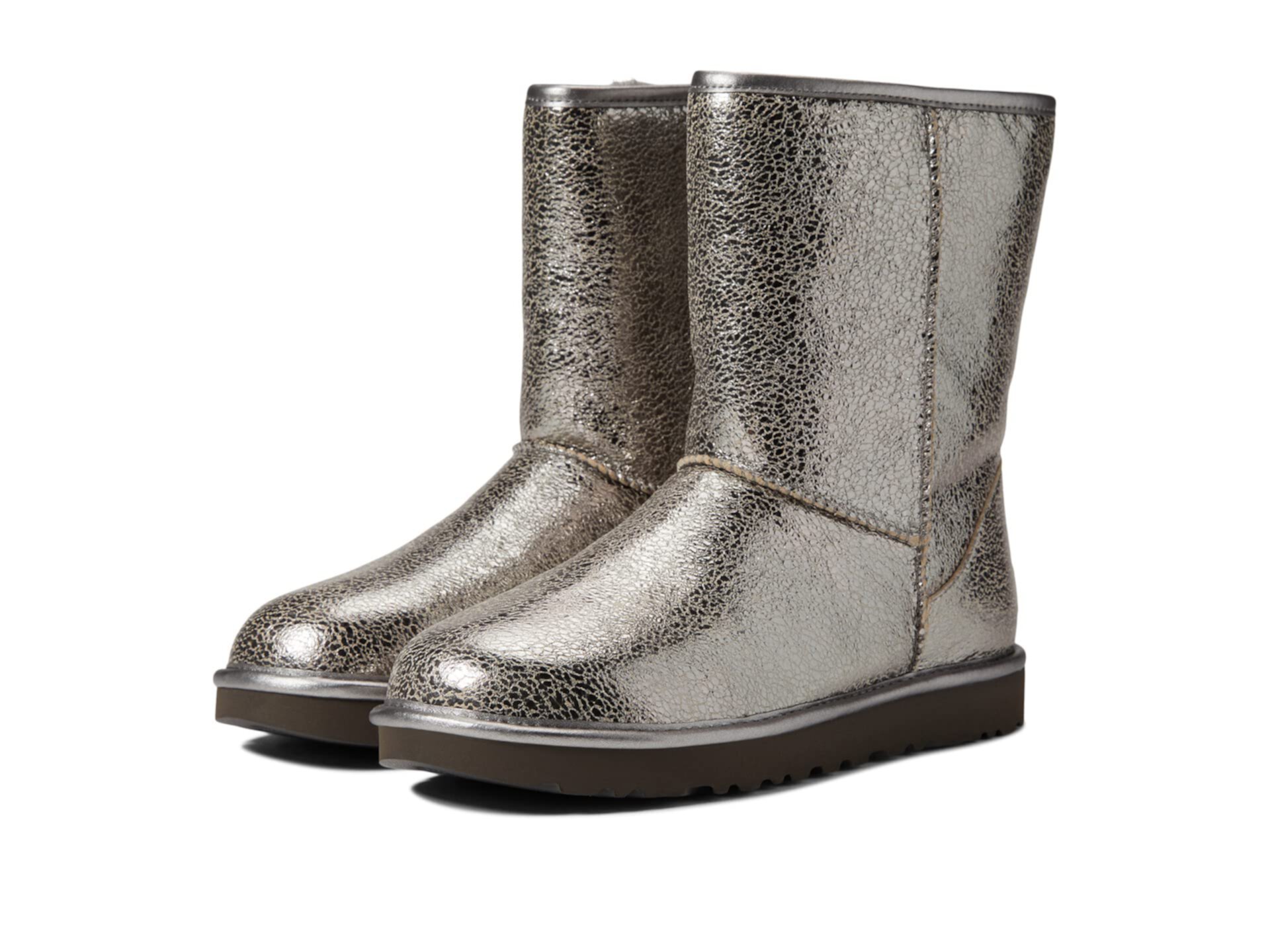 Ботинки Ugg Classic Short Metallic Sparkle из металлической овчины с подкладкой UGGplush™ Ugg