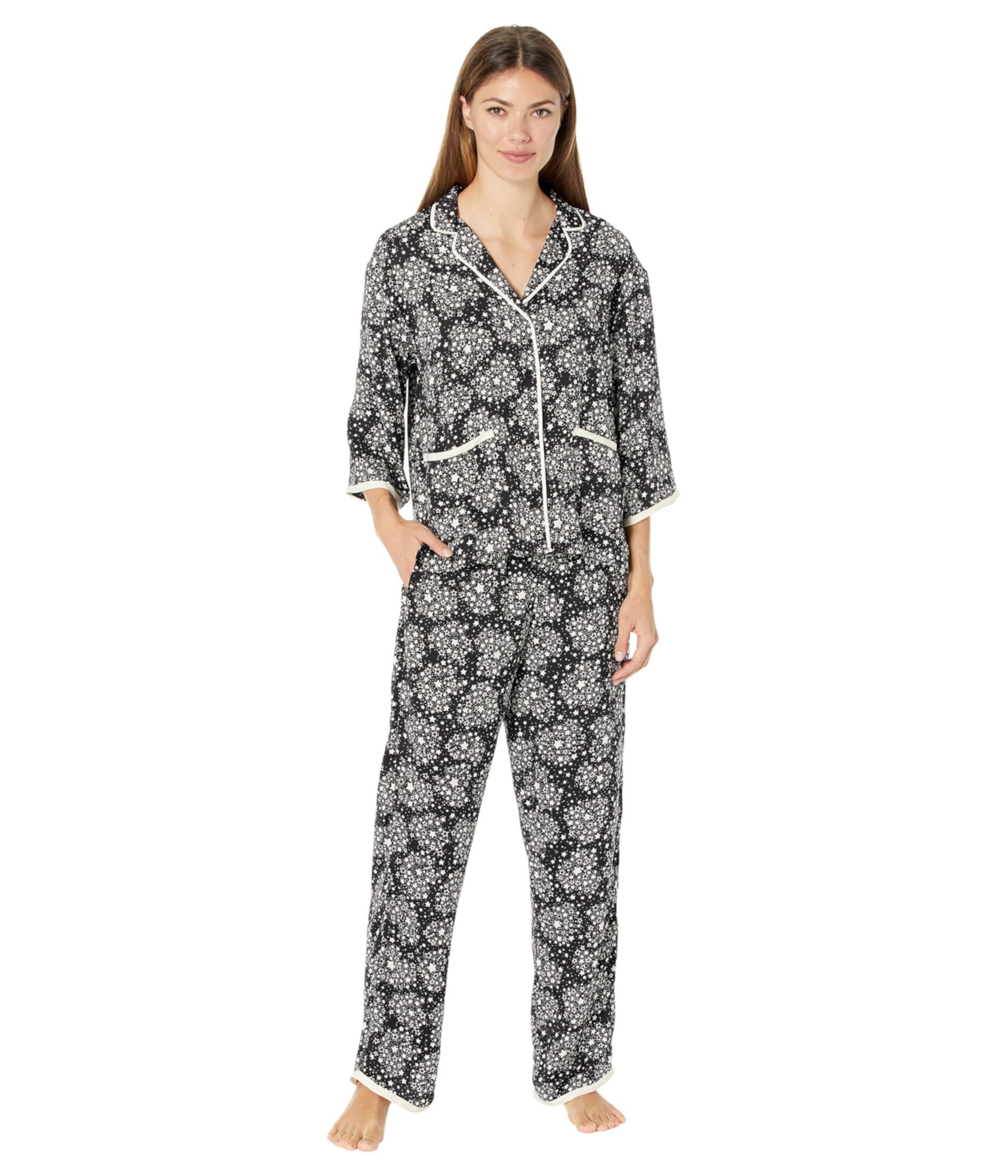 3/4 Sleeve Top Pajama Set Dkny