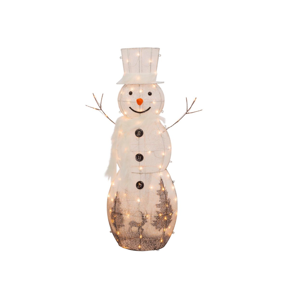 4 фута Светодиодный декор пола снеговика GERSON & GERSON