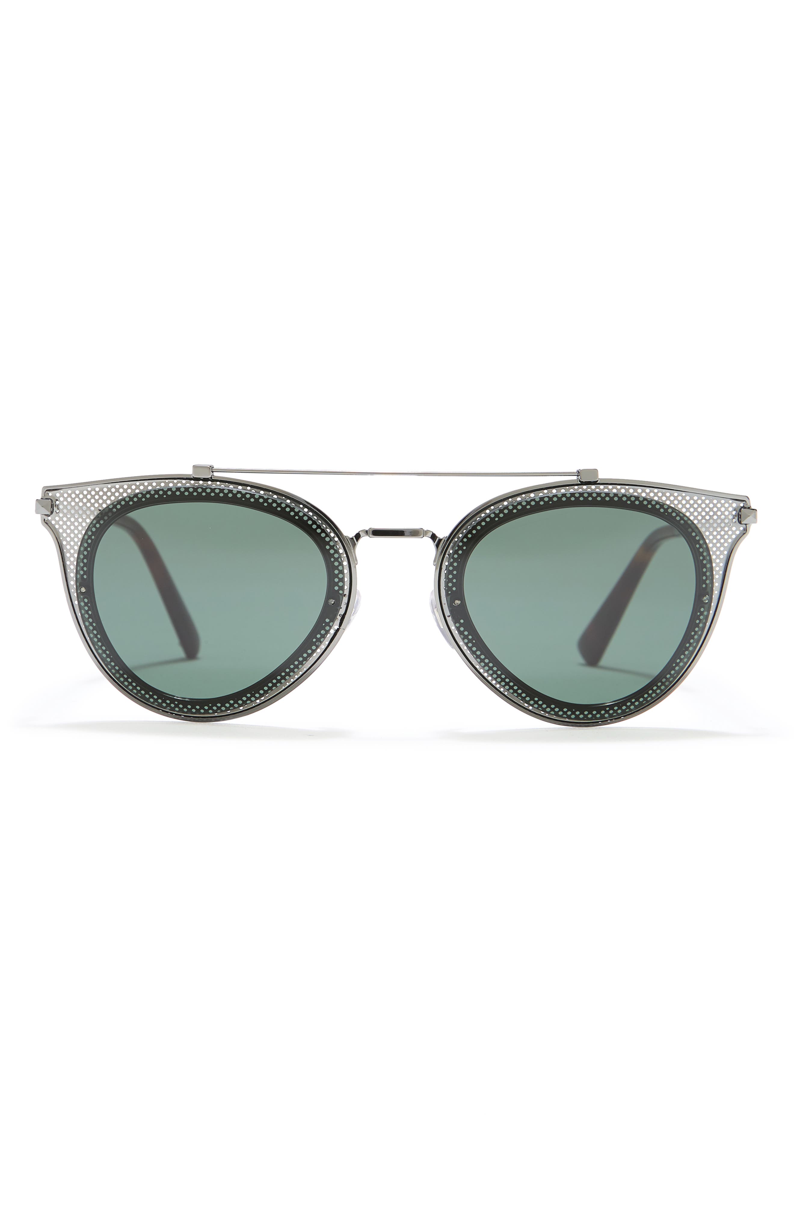 Солнцезащитные очки «кошачий глаз» 53 мм Valentino