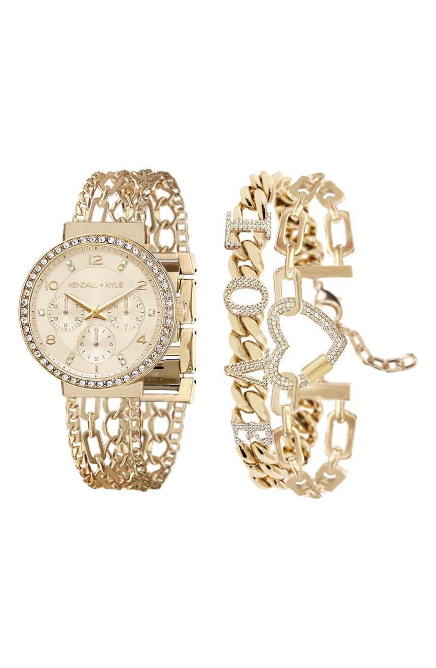 Женские двухцветные часы и браслет I TOUCH Kendall + Kylie, 40 мм KENDALL + KYLIE